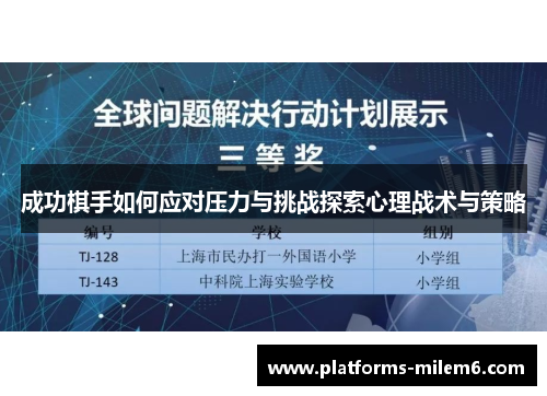 成功棋手如何应对压力与挑战探索心理战术与策略